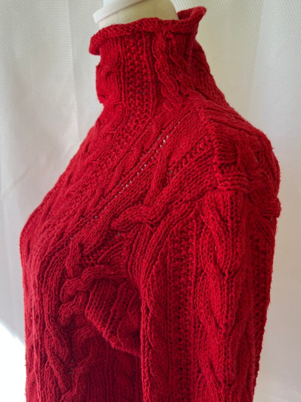 LRL Lauren Jean Co Ralph Lauren Cable Knit Roll-neck Sweater/Pullover - Picture 3 of 15